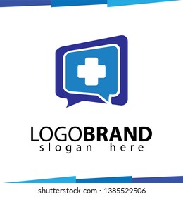 Medical Talk Logo Vector template