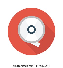 medical tape glyph flat vector icon