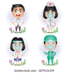 Medical team: doctors and nurses