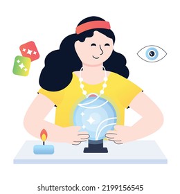 Ilustración vectorial plana de un equipo médico