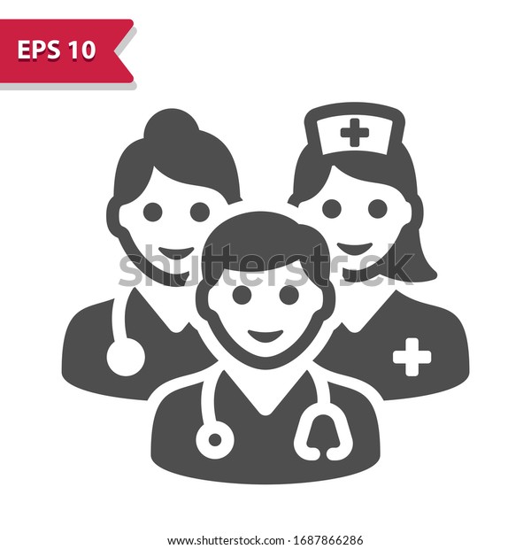 Vector De Stock Libre De Regalias Sobre Icono Del Equipo Medico Icono Profesional 1687866286