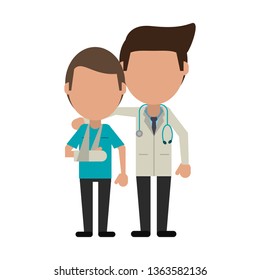 Medical teamwork avatar