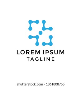 Medical Tech Logo Design Template