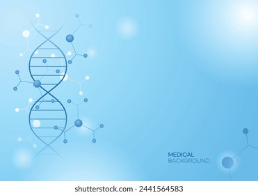 Medical and Technical Abstract Vector Illustration Background