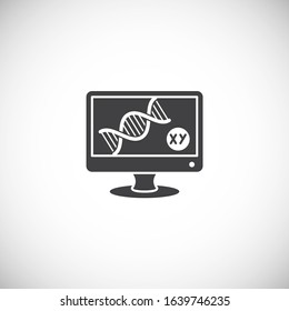 Medical technologies related icon on background for graphic and web design. Creative illustration concept symbol for web or mobile app.