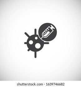 Medical technologies related icon on background for graphic and web design. Creative illustration concept symbol for web or mobile app.