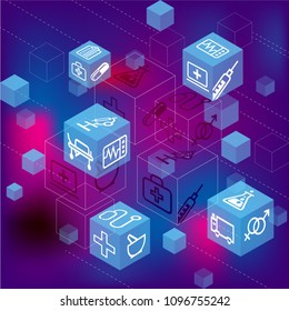 medical technology with background