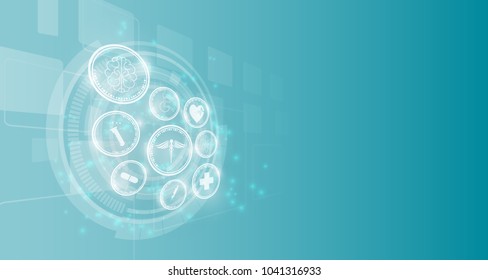 medical technology innovation concept background