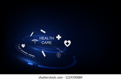 medical technology innovation concept background