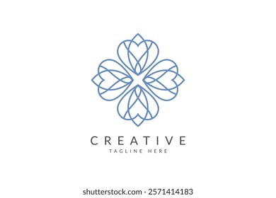 Medical technology logo design vector illustration.