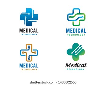 Medical Technology logo symbol or icon template