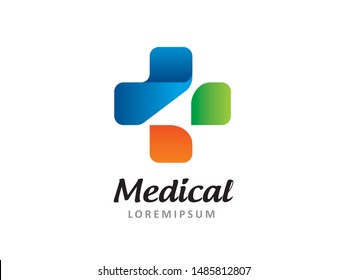 Medical technology logo symbol or icon template