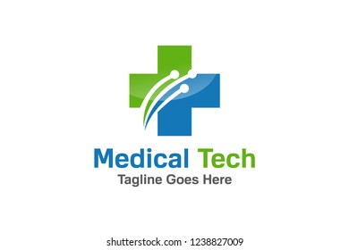 Medical technology logo Template