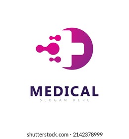 Medical technology Logo Vector Template,  Creative Pharmacy Logo vector design