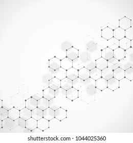 Tecnología médica o antecedentes de vectores científicos. Estructura molecular y compuestos químicos
