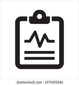 Medical test icon, vector and glyph