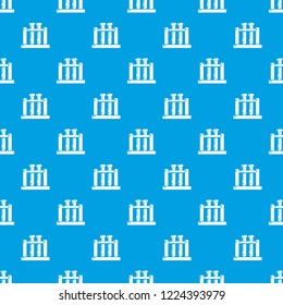 Medical test tubes pattern vector seamless blue repeat for any use - Powered by Shutterstock - Get 15% off with code: PIKWIZARD15