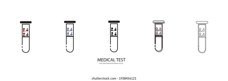 Medical Test vector type icon