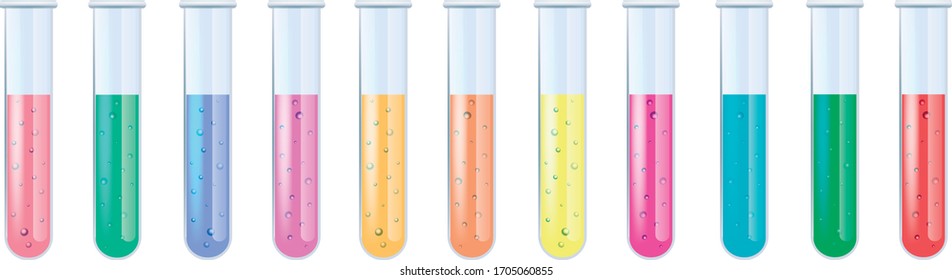 Pruebas médicas en frascos de laboratorio