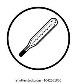 medical thermometer icon