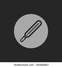 Medical thermometer  icon