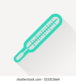 Medical thermometer  icon