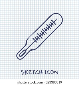 Medical thermometer  icon