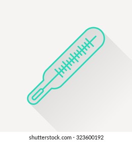 Medical thermometer  icon