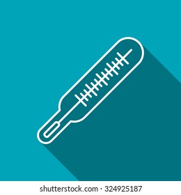 Medical thermometer  icon