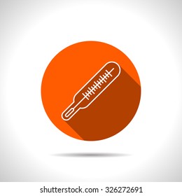 Medical thermometer  icon