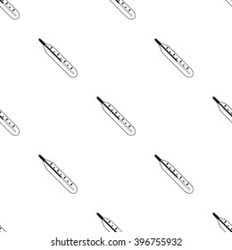 Medical thermometer, icon