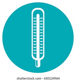 Medical thermometer icon