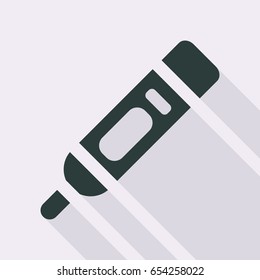 Medical thermometer icon