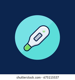 Medical thermometer icon