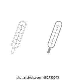 Medical thermometer icon .