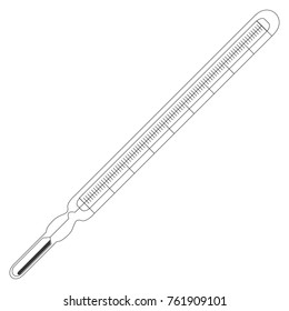 medical thermometer icon