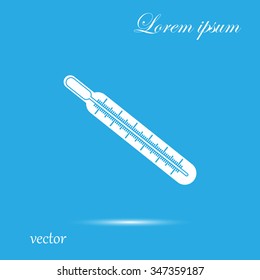 Medical thermometer icon. Vector