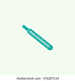 Medical thermometer icon. Vector