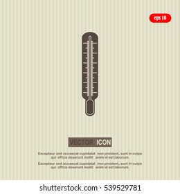 Medical thermometer icon. Vector
