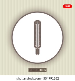Medical thermometer icon. Vector