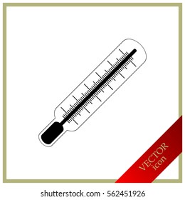 Medical thermometer icon. Vector