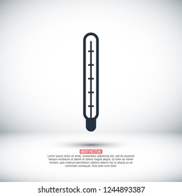 Medical thermometer  icon. Vector  Eps 10 