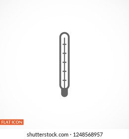 Medical thermometer  icon. Vector  Eps 10 