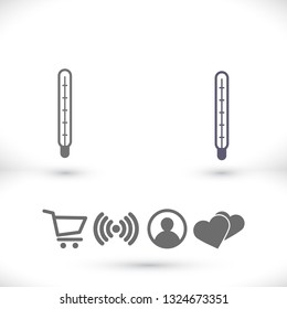 Medical thermometer  icon. Vector  Eps 10 