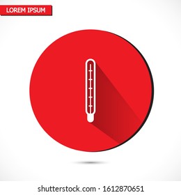 Medical thermometer icon. Vector Eps 10 . Lorem Ipsum Flat Design