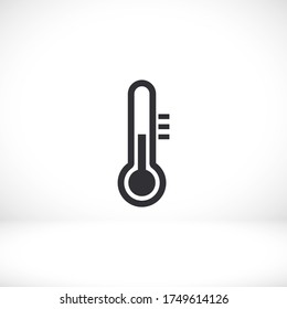 Medizinisches Thermometer Symbol. Vektorgrafik Eps10 . Lorem Ipsum-Flachdesign 