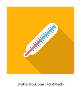 medical thermometer icon. vector illustration