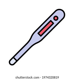 Medical Thermometer Icon vector image. Can be used for Medical. Suitable for mobile apps, web apps and print media.