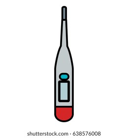 medical thermometer isolated icon