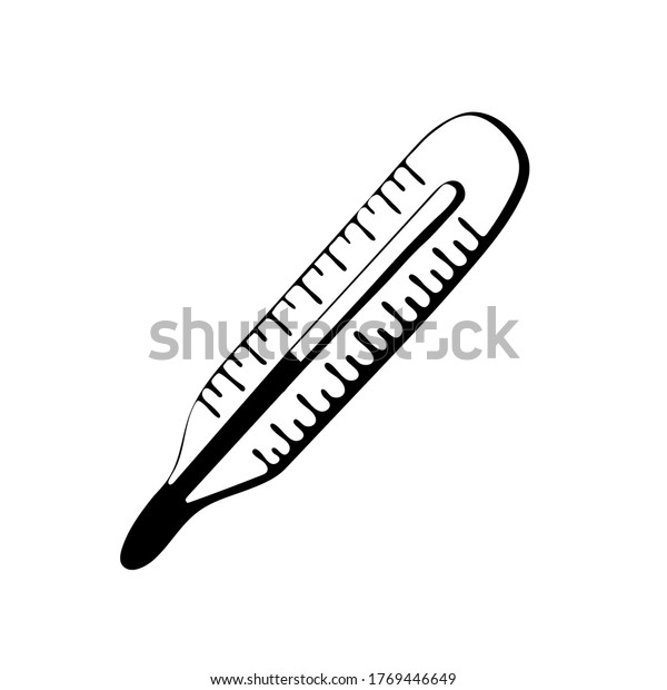 Medical Thermometer Measure Temperature Body During Stock Vector Royalty Free 1769446649 